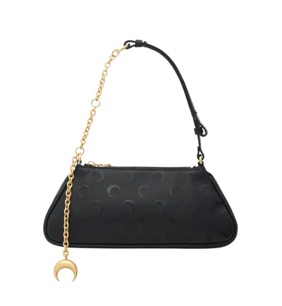 Marine Serre Moon Canvas Core Bags In Black