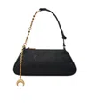 Marine Serre Moon Canvas Core Small Clutch Bag In Black