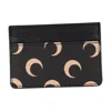 Marine Serre Moon Card Holder In Black