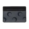 Marine Serre Moon Card Holder In Grey In Grigio