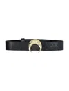 Marine Serre Moon Charm Choker In Black