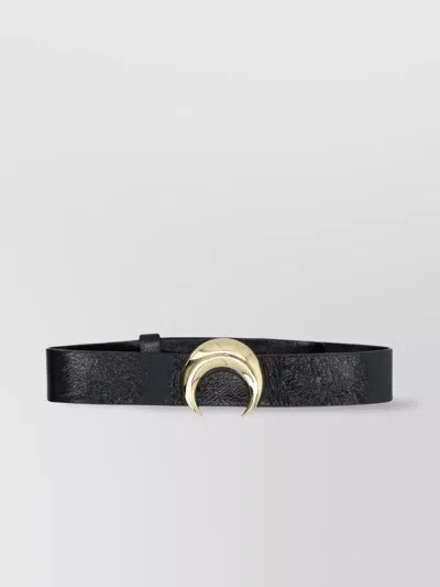 MARINE SERRE MOON CHARM LEATHER CHOKER
