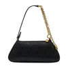 Marine Serre Moon Canvas Core Small Clutch Bag In Black