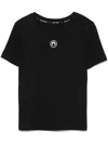 Marine Serre Moon Cotton T-shirt In Black