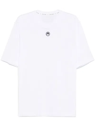 Marine Serre Organic Cotton T-shirt In White