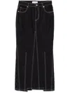 Marine Serre Crescent-moon Maxi Skirt