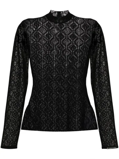 MARINE SERRE MOON DIAMANT MESH-OBERTEIL
