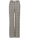 Marine Serre Moon Diamant-print Tailored Trousers
