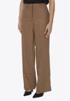Marine Serre Moon Diamant Pants In Beige