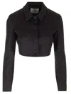 Marine Serre Moon Diamant-jacquard Cropped Jacket