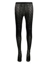 MARINE SERRE MOON DIAMOND MESH JACQUARD TIGHTS