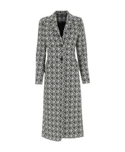 MARINE SERRE MARINE SERRE MOON DIAMOND TAILORED COAT