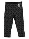 Marine Serre Moon-embellished Mesh Shorts In Black