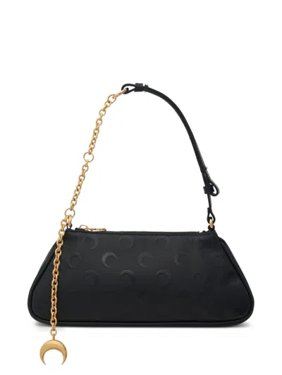 MARINE SERRE MOON EMBOSSED CHAIN SHOULDER BAG