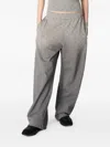 Marine Serre Moon-embossed Cotton Sweatpants In Multi