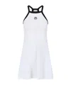 Marine Serre Moon Embroidered Sleeveless Dress In White