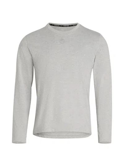 Marine Serre Moon-embroidered T-shirt In Gray