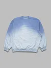 Marine Serre Moon Faded Fleece Oversized Sweatshirt - 100% Cotton Made In Portugal