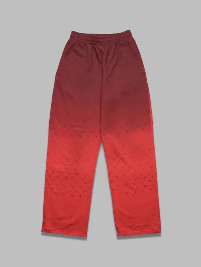 Marine Serre Moon Faded Fleece Sweatpants - 100% Cotton Made In Portugal