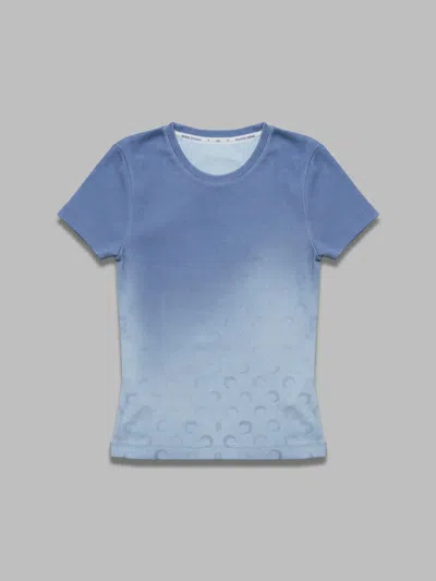 Marine Serre Moon Faded Jersey Baby Fit T-shirt - 88% Pa 12% Ea Made In Portugal