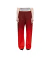 Marine Serre Red Moon Faded Fleece Sweatpants