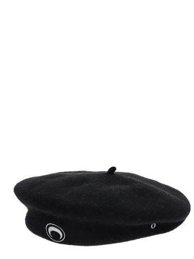 Marine Serre Moon Hat In Black