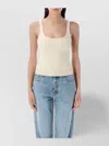 Marine Serre Moon Jacquard Knit Strap Top