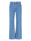 Marine Serre Moon Jeans In Blue
