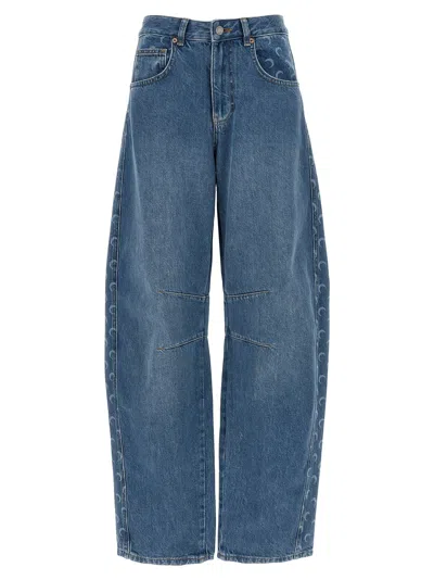 Marine Serre Moon Jeans Blue