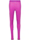Marine Serre Moon Printed Skinny-cut Leggings In 紫色