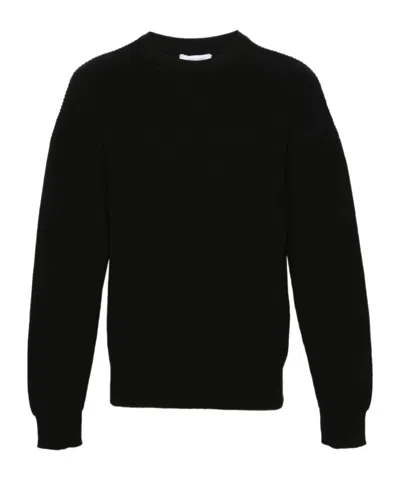 Marine Serre Moon Knitted Jumper In Black
