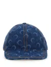 Marine Serre Moon Laser Baseball Hat In Blue