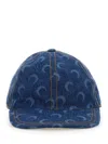 Marine Serre Moon Laser Baseball Hat In Blue