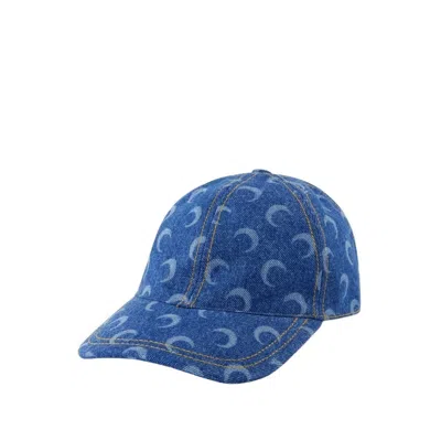 Marine Serre Moon Laser Cap - Cotton - Blue