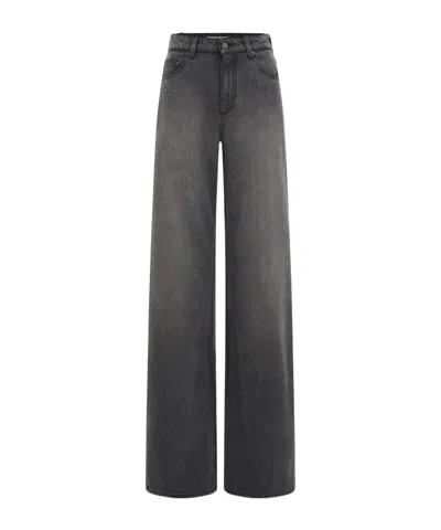 Marine Serre Moon Laser Denim In Gray