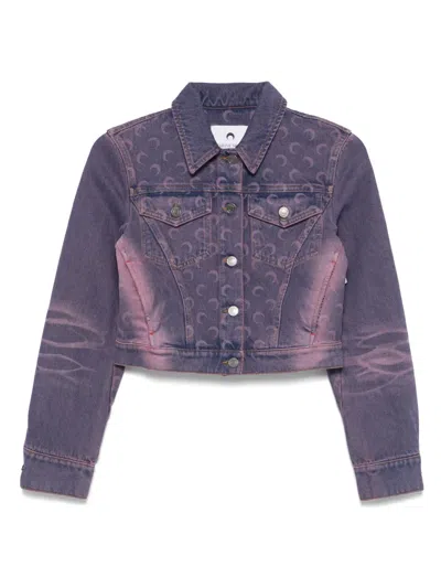 MARINE SERRE MOON LASER DENIM JACKET