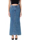 Marine Serre Crescent-moon-print Maxi Skirt