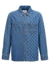 Marine Serre Blue Moon Laser Denim Jacket