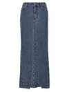 Marine Serre Crescent-moon-print Maxi Skirt