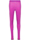 Marine Serre Moon Printed Skinny-cut Leggings In Violett