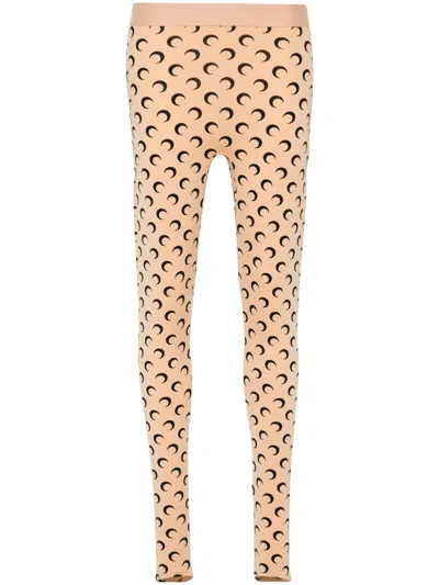 Marine Serre Moon Leggings In Multi