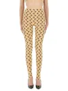 Marine Serre Women "moon" Leggings In Multi