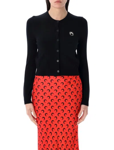 MARINE SERRE MOON LOGO CARDIGAN