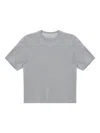 Marine Serre Moon-logo Cotton T-shirt In Gray