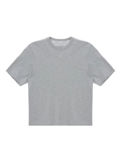 MARINE SERRE MOON-LOGO COTTON T-SHIRT