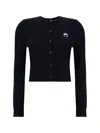 Marine Serre Moon Jacquard Knit Fitted Cardigan