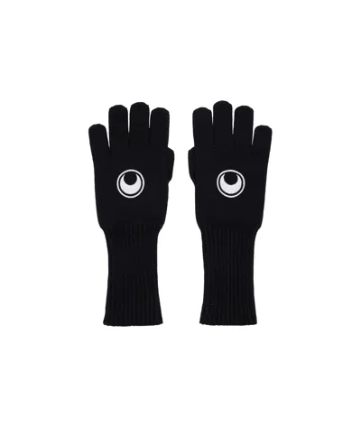 Marine Serre Moon Logo Knit Long Gloves