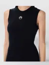 Marine Serre Black Moon Logo Vest