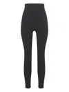 Marine Serre Moon-logo Leggings In Black