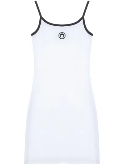 MARINE SERRE MOON-LOGO MINI DRESS
